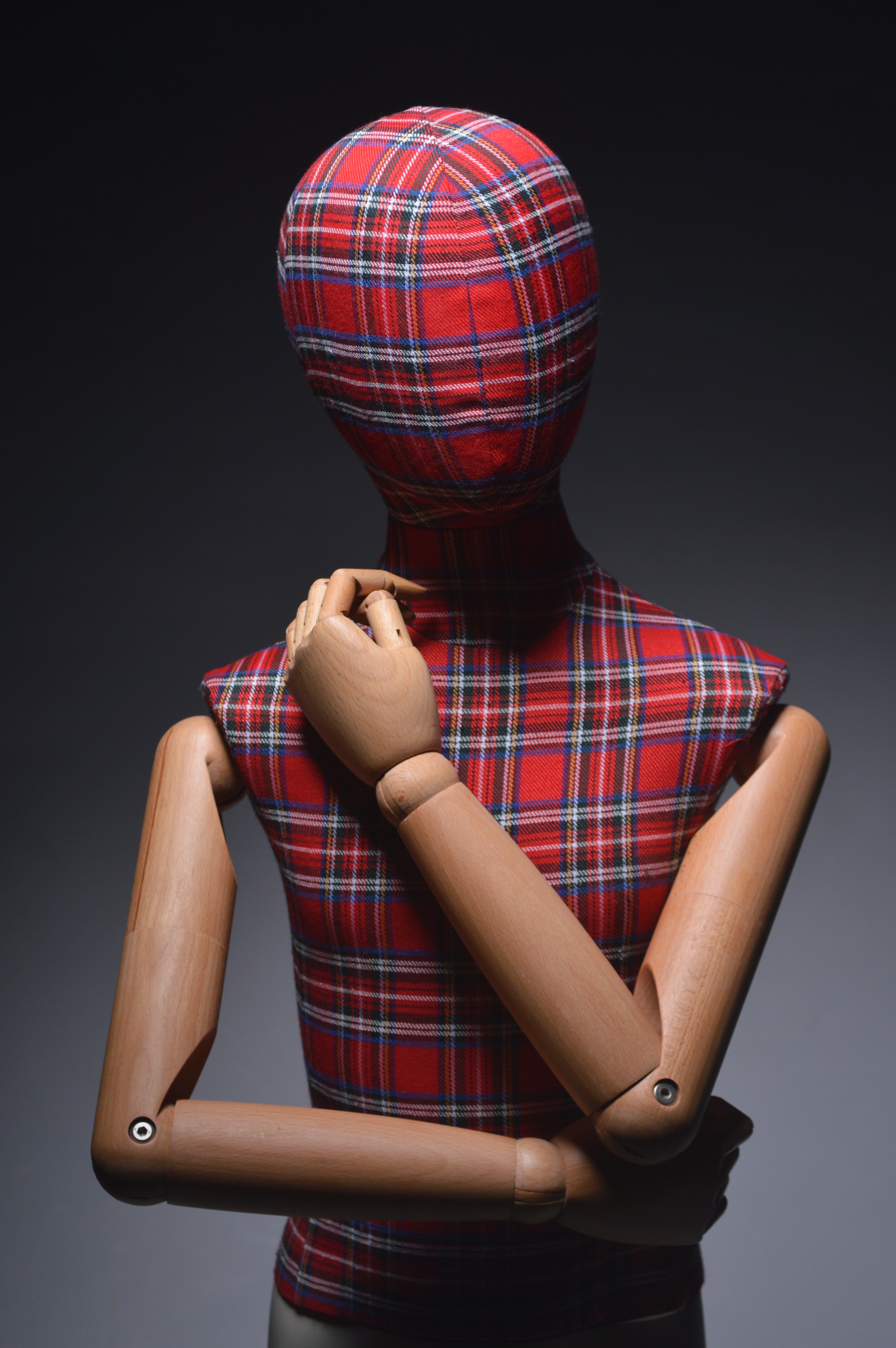 mannequins en vogue sports kids fabric with wooden arms