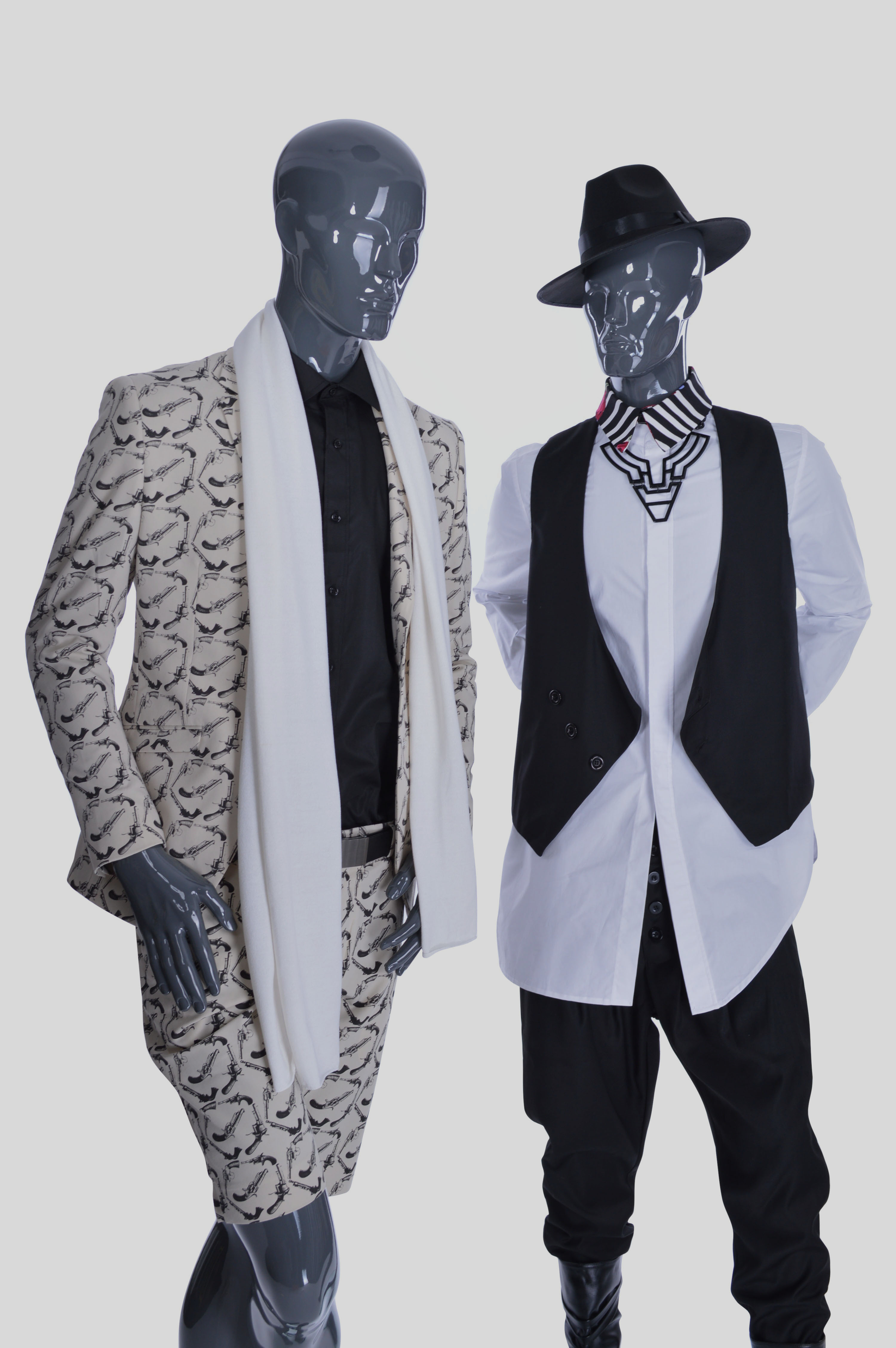 mannequins en vogue semi abstract fiber